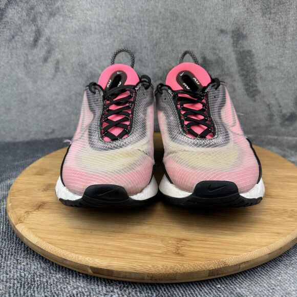 Nike Air Max 2090 Shoes Womens Size 7 Pink Black Volt Mesh Sneakers CV8727-600 - Picture 2 of 10